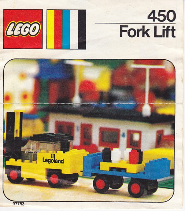 Конструктор LEGO (ЛЕГО) LEGOLAND 450 Fork lift