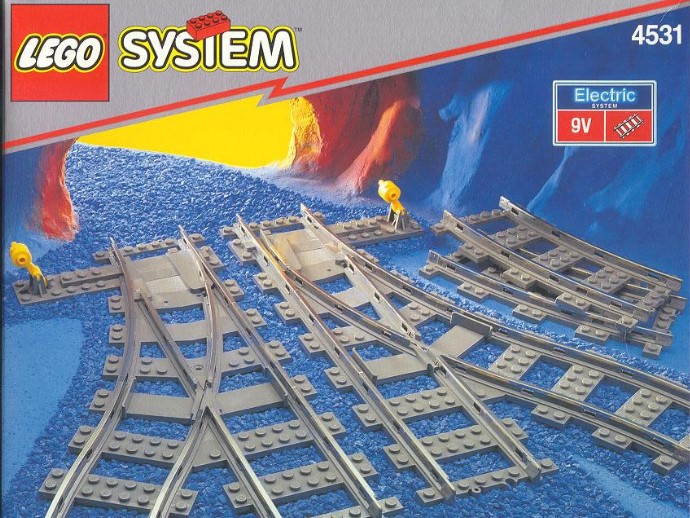 Конструктор LEGO (ЛЕГО) Trains 4531 Manual Points with Track