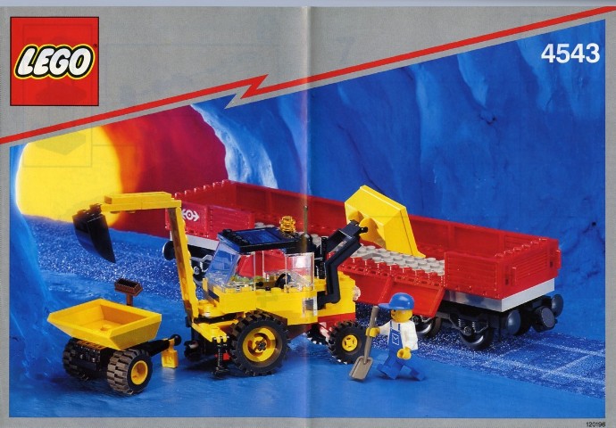 Конструктор LEGO (ЛЕГО) Trains 4543 Railroad Tractor Flatbed
