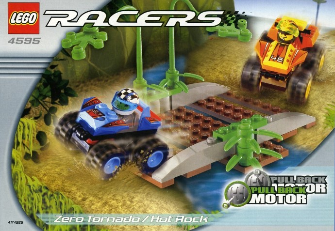 Конструктор LEGO (ЛЕГО) Racers 4595 Zero Tornado & Hot Rock