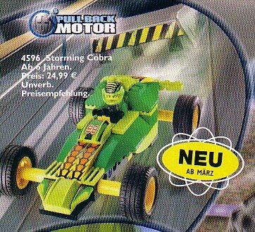 Конструктор LEGO (ЛЕГО) Racers 4596 Storming Cobra
