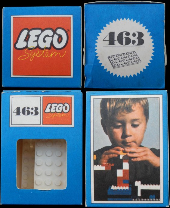 Конструктор LEGO (ЛЕГО) System 463 4 x 8 Plates, White