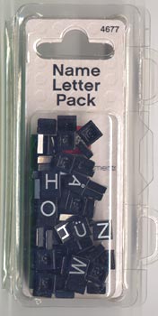 Конструктор LEGO (ЛЕГО) Gear 4677 Name Letter Pack
