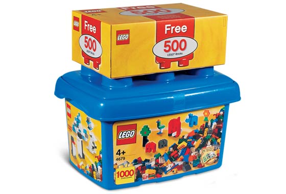Blue lego box sales