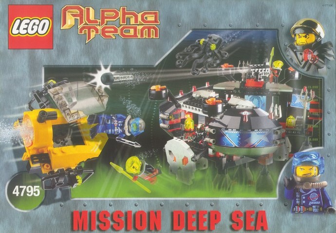 Конструктор LEGO (ЛЕГО) Alpha Team 4795 Ogel Underwater Base and AT Sub