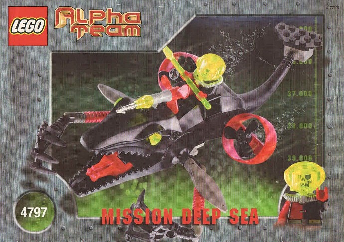 Конструктор LEGO (ЛЕГО) Alpha Team 4797 Ogel Mutant Killer Whale