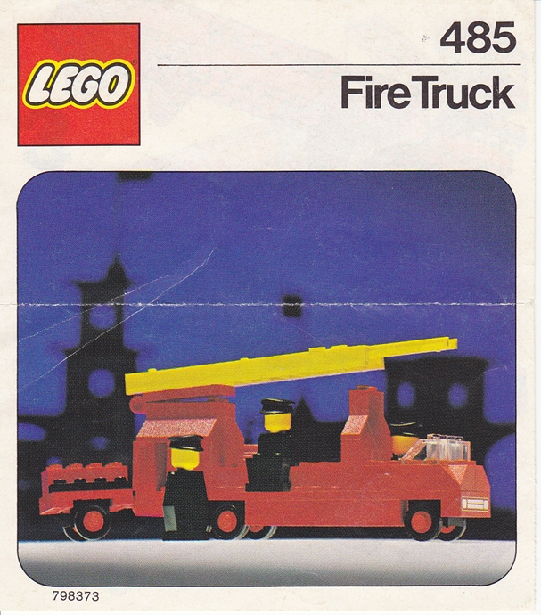 Конструктор LEGO (ЛЕГО) LEGOLAND 485 Fire Truck