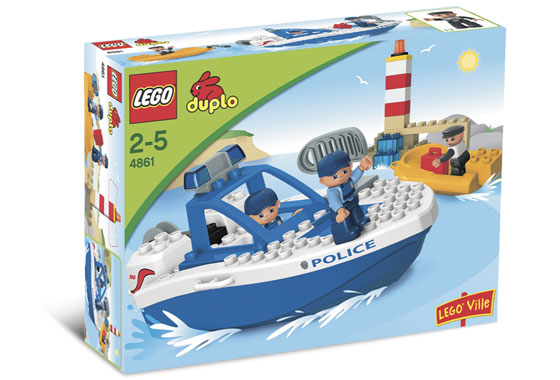 Конструктор LEGO (ЛЕГО) Duplo 4861 Police Boat