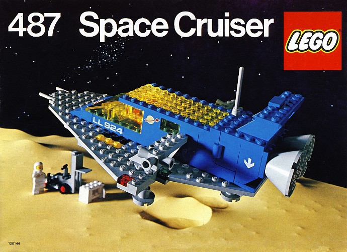 Space Cruiser номер 487 из серии Космос (Space) Конструктор LEGO (ЛЕГО)