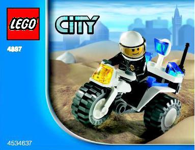 Конструктор LEGO (ЛЕГО) City 4897 Police Trike