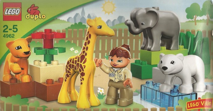 Конструктор LEGO (ЛЕГО) Duplo 4962 Baby Zoo