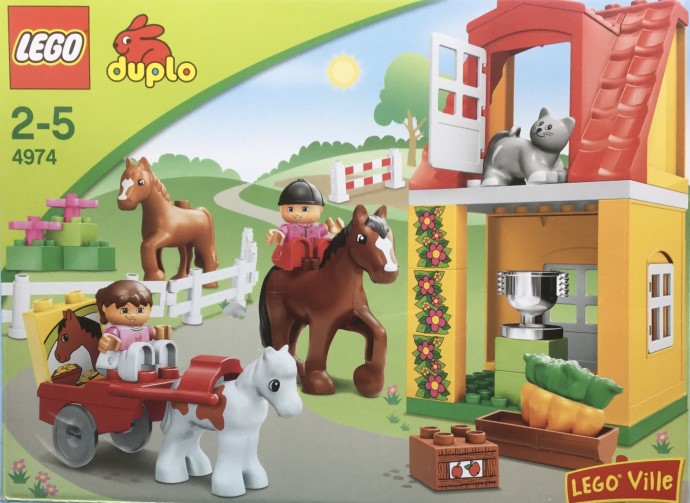 Конструктор LEGO (ЛЕГО) Duplo 4974 Horse Stables