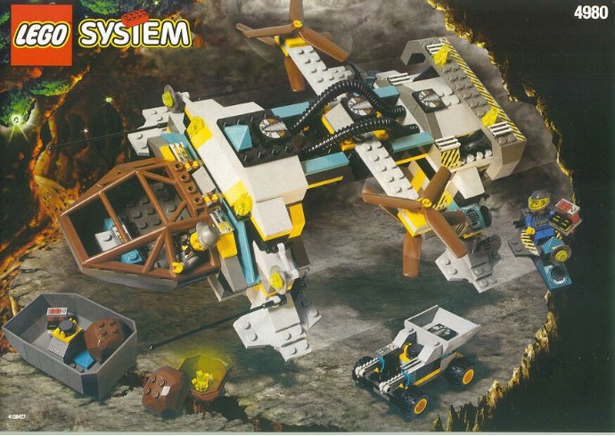 The Tunnel Transport 4980 Rock Raiders LEGO