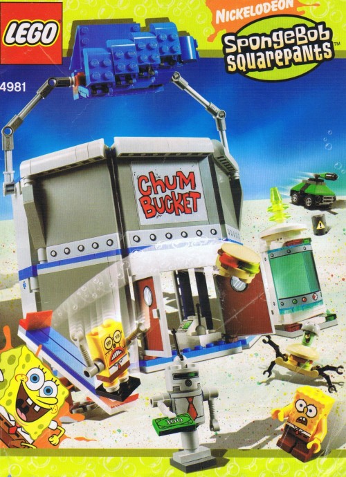 Конструктор LEGO (ЛЕГО) SpongeBob SquarePants 4981 The Chum Bucket