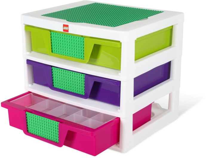 Конструктор LEGO (ЛЕГО) Gear 5001164 Girls 3-Drawer Storage Bin