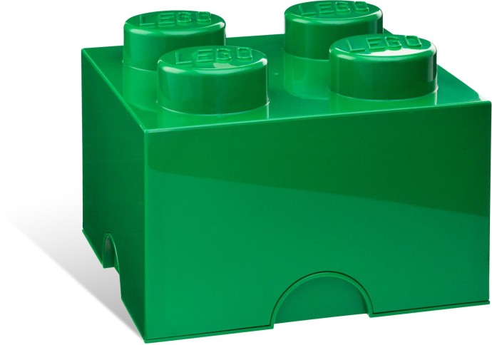 Конструктор LEGO (ЛЕГО) Gear 5001384 4-stud Green Storage Brick