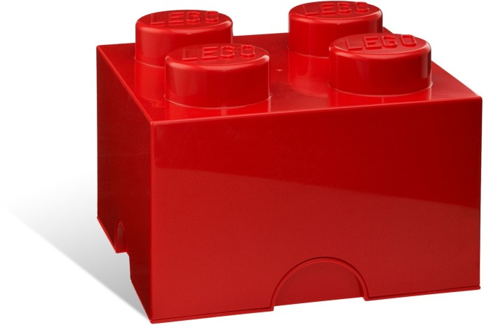 Конструктор LEGO (ЛЕГО) Gear 5001385  4-stud Red Storage Brick