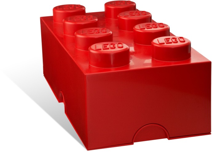 Конструктор LEGO (ЛЕГО) Gear 5001388 8-stud Red Storage Brick