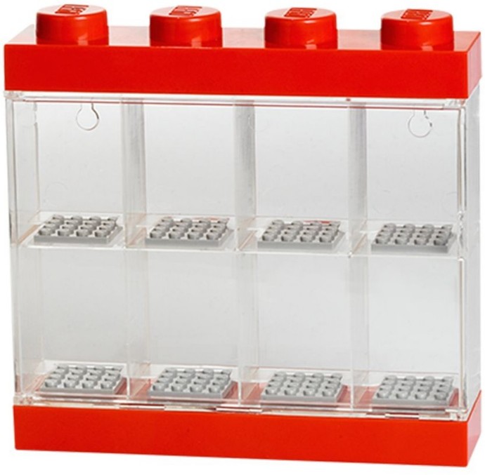 Конструктор LEGO (ЛЕГО) Gear 5004890 Minifigure Display Case 8 – Red