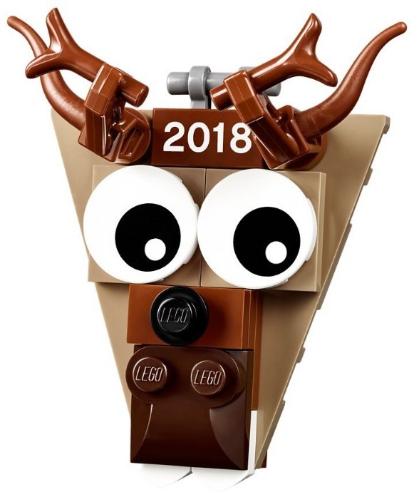 Конструктор LEGO (ЛЕГО) Seasonal 5005253 Christmas Ornament 2018 - Reindeer Head