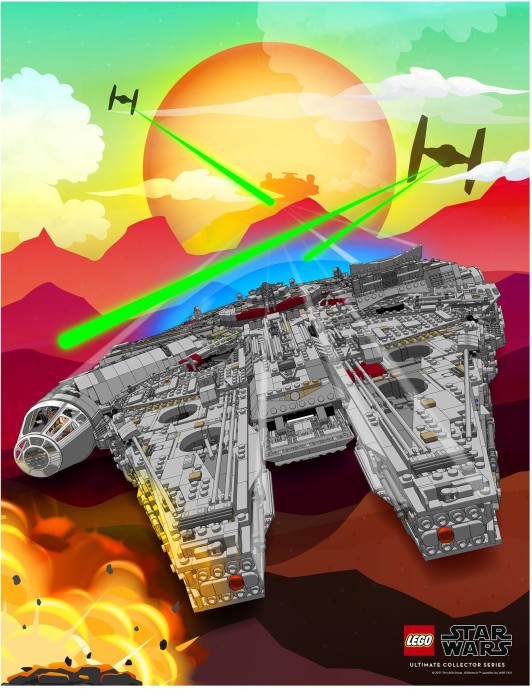 Конструктор LEGO (ЛЕГО) Gear 5005443 Millennium Falcon Poster