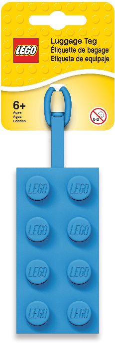 Конструктор LEGO (ЛЕГО) Gear 5005543 2x4 Blue Luggage Tag