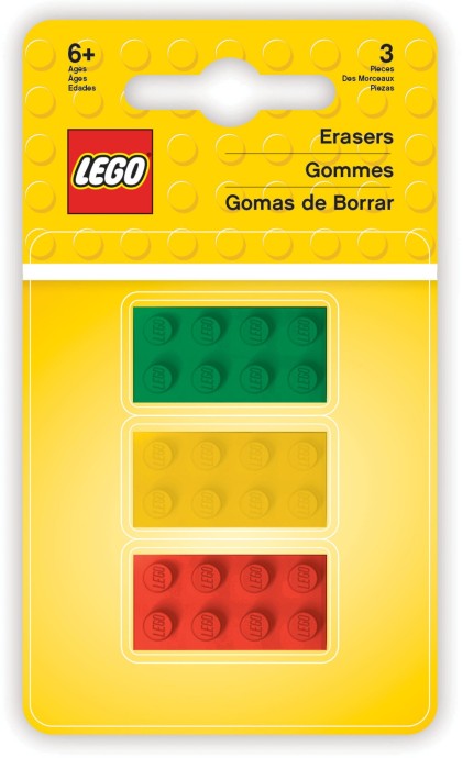 Конструктор LEGO (ЛЕГО) Gear 5005581 LEGO Brick Erasers 3 Pack
