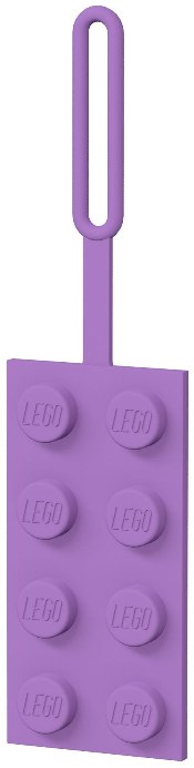 Конструктор LEGO (ЛЕГО) Gear 5005620 2x4 Lavender Luggage Tag