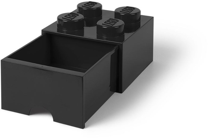 Конструктор LEGO (ЛЕГО) Gear 5005711 4 Stud Black Storage Brick Drawer