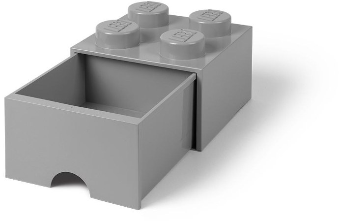 Конструктор LEGO (ЛЕГО) Gear 5005713 4 Stud Medium Stone Gray Storage Brick Drawer