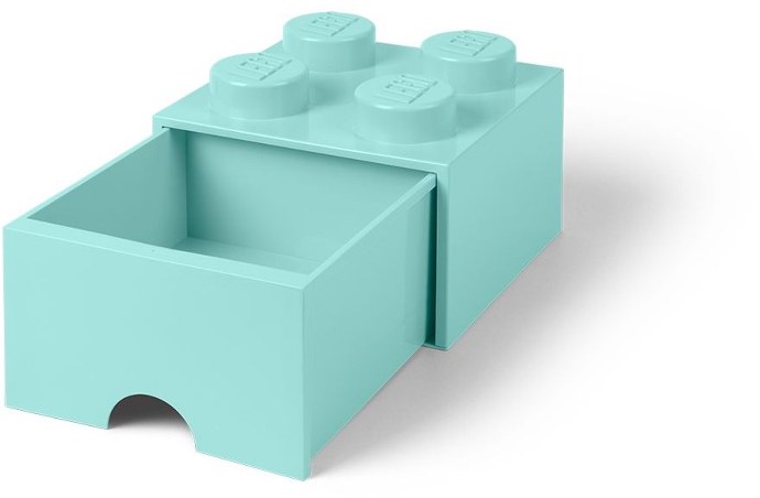 Конструктор LEGO (ЛЕГО) Gear 5005714 4 Stud Aqua Light Blue Storage Brick Drawer