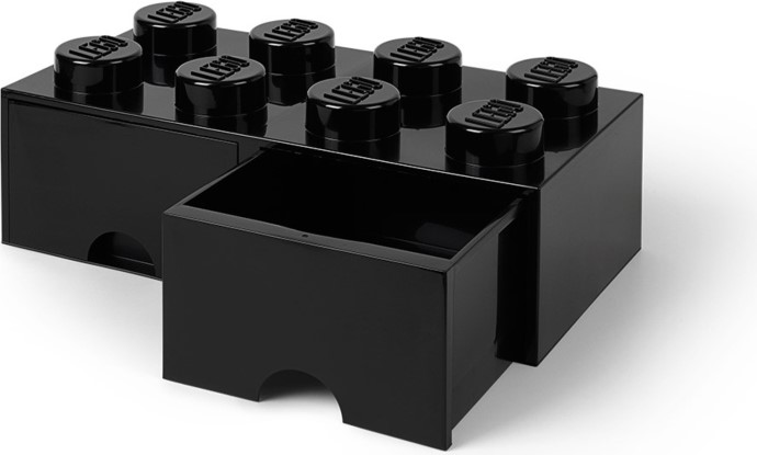 Конструктор LEGO (ЛЕГО) Gear 5005718 8 Stud Black Storage Brick Drawer