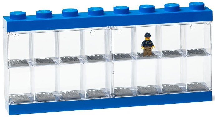 Конструктор LEGO (ЛЕГО) Gear 5005772 Minifigure Display Case 16 Blue