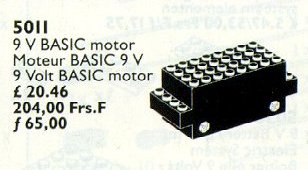 Конструктор LEGO (ЛЕГО) Service Packs 5011 Motor for Basic Set 810, 9 V