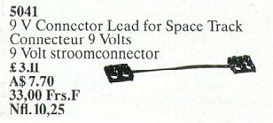 Конструктор LEGO (ЛЕГО) Service Packs 5041 Space Track Connector Lead 9 V (10 cm)