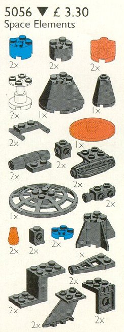 Конструктор LEGO (ЛЕГО) Service Packs 5056 Space Elements