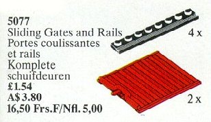 Конструктор LEGO (ЛЕГО) Service Packs 5077 Sliding Gates and Rails