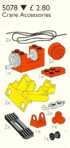 Конструктор LEGO (ЛЕГО) Service Packs 5078 Crane Accessories (Container Crane Set)