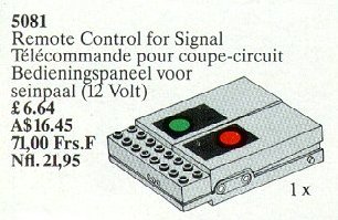 Конструктор LEGO (ЛЕГО) Service Packs 5081 Remote Control for Signal 12 V