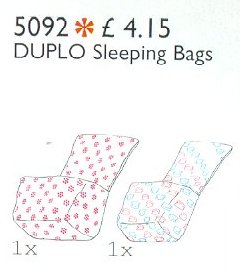 Конструктор LEGO (ЛЕГО) Service Packs 5092 Two Duplo Sleeping Bags