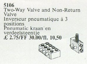 Конструктор LEGO (ЛЕГО) Service Packs 5106 Two-Way Valve and Non-Return Valve