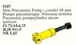 Конструктор LEGO (ЛЕГО) Service Packs 5107 Pneumatic Pump Cylinder 48 mm