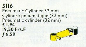 Конструктор LEGO (ЛЕГО) Service Packs 5116 Pneumatic Piston Cylinder 32 mm