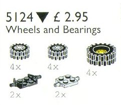 Конструктор LEGO (ЛЕГО) Service Packs 5124 Wheels and Bearings