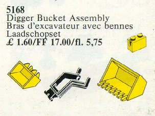 Конструктор LEGO (ЛЕГО) Service Packs 5168 Digger Bucket Assembly
