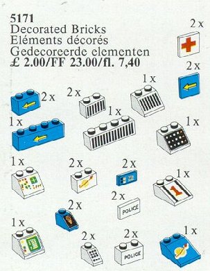 Конструктор LEGO (ЛЕГО) Service Packs 5171 Decorated Elements