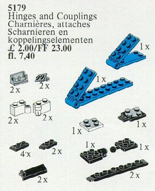 Конструктор LEGO (ЛЕГО) Service Packs 5179 Hinges and Couplings