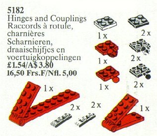 Конструктор LEGO (ЛЕГО) Service Packs 5182 Hinges and Couplings