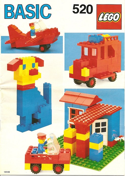 Конструктор LEGO (ЛЕГО) Basic 520 Basic Building Set, 5+