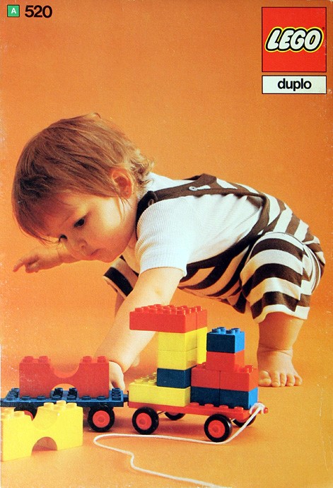 Конструктор LEGO (ЛЕГО) Duplo 520 Bricks and half bricks and two tolleys